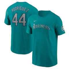Julio Rodríguez Seattle Mariners Nike Fuse Name & Number Inline T-Shirt | MLB Discount
