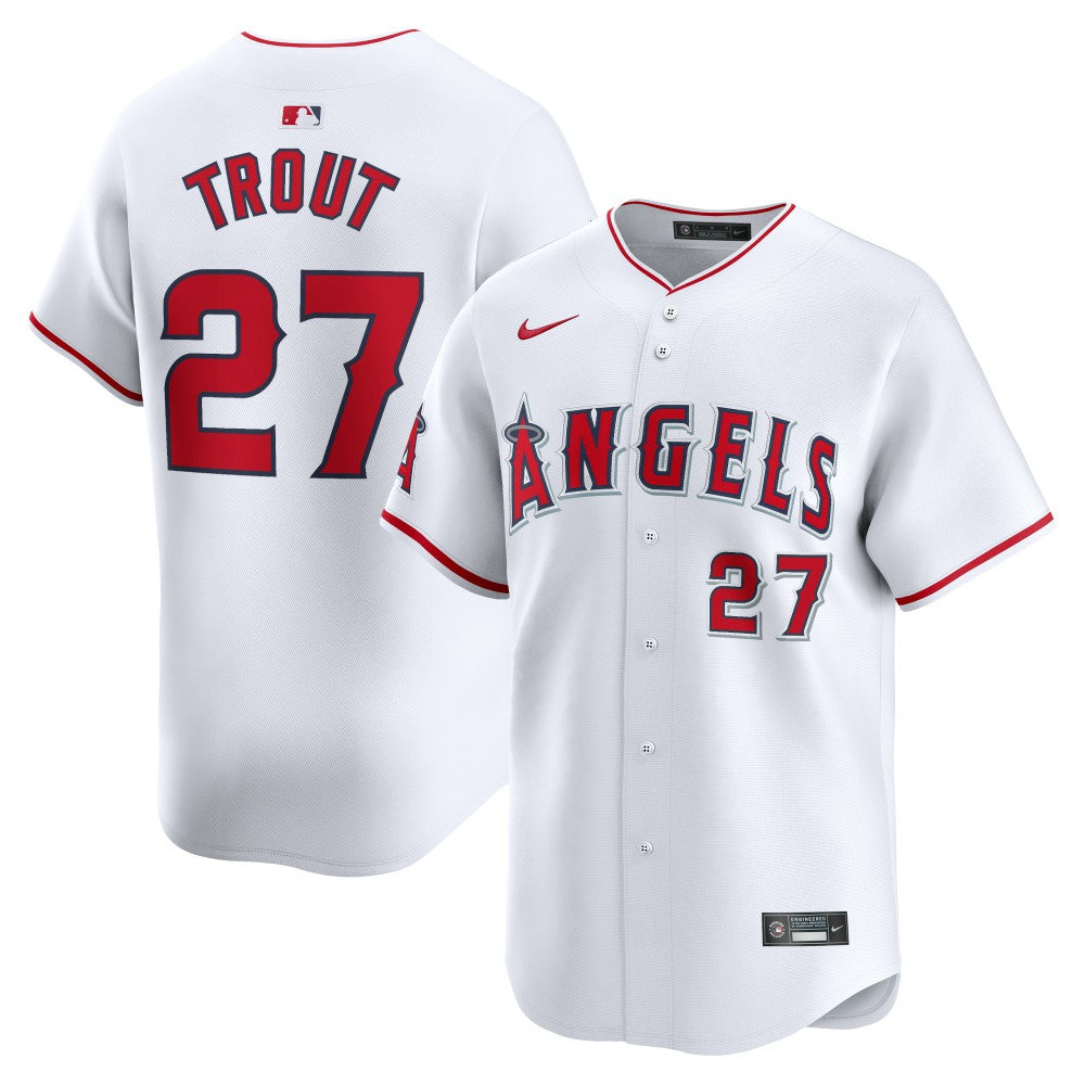 Mike Trout Los Angeles Angels Nike Home Limited Player Jersey | MLB Discount