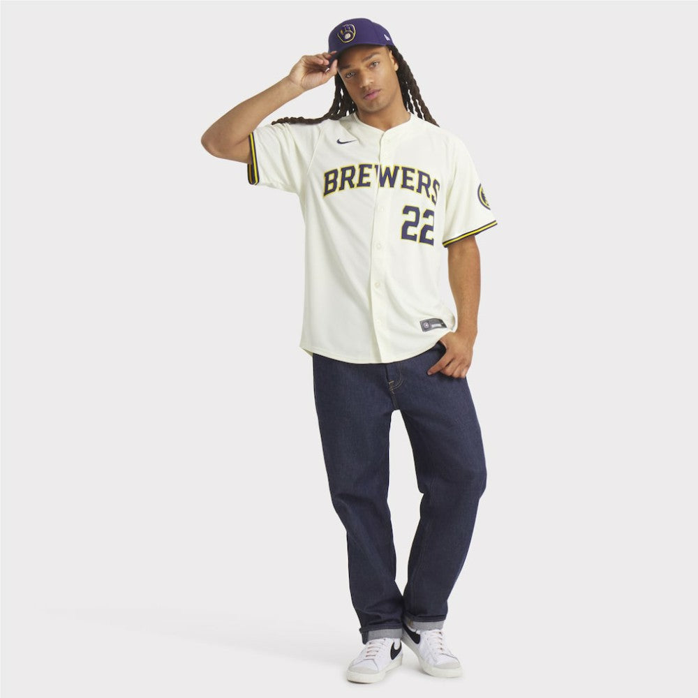 Christian Yelich Milwaukee Brewers Nike Home Limited Player Jersey | MLB Discount