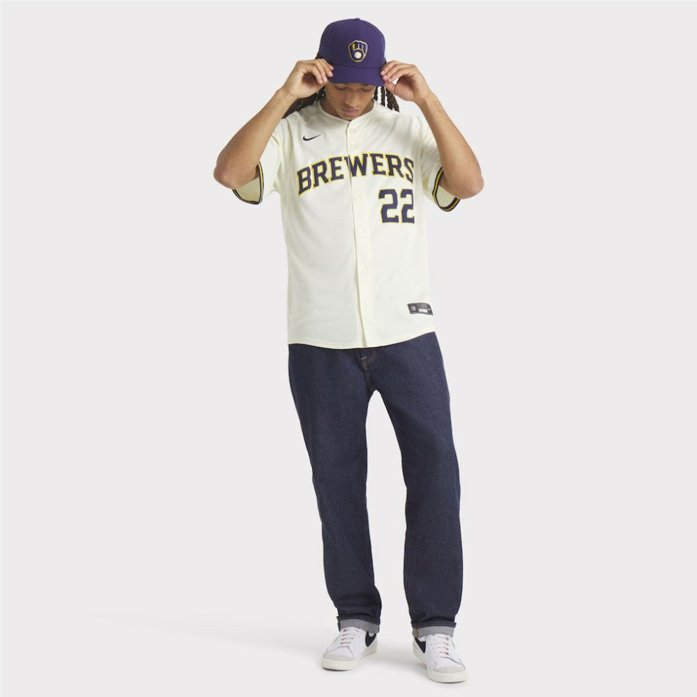 Christian Yelich Milwaukee Brewers Nike Home Limited Player Jersey | MLB Discount