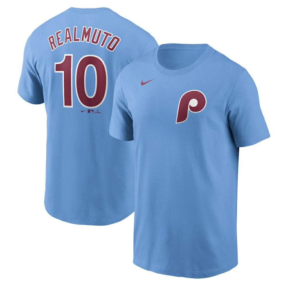 J.T. Realmuto Philadelphia Phillies Nike Fuse Name & Number T-Shirt | MLB New