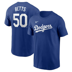 Mookie Betts Los Angeles Dodgers Nike Fuse Name & Number T-Shirt | MLB For sale