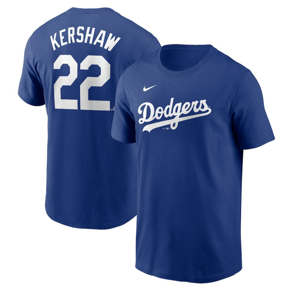 Clayton Kershaw Los Angeles Dodgers Nike Fuse Name & Number T-Shirt | MLB Online