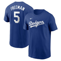 Freddie Freeman Los Angeles Dodgers Nike Fuse Name & Number T-Shirt | MLB Near me