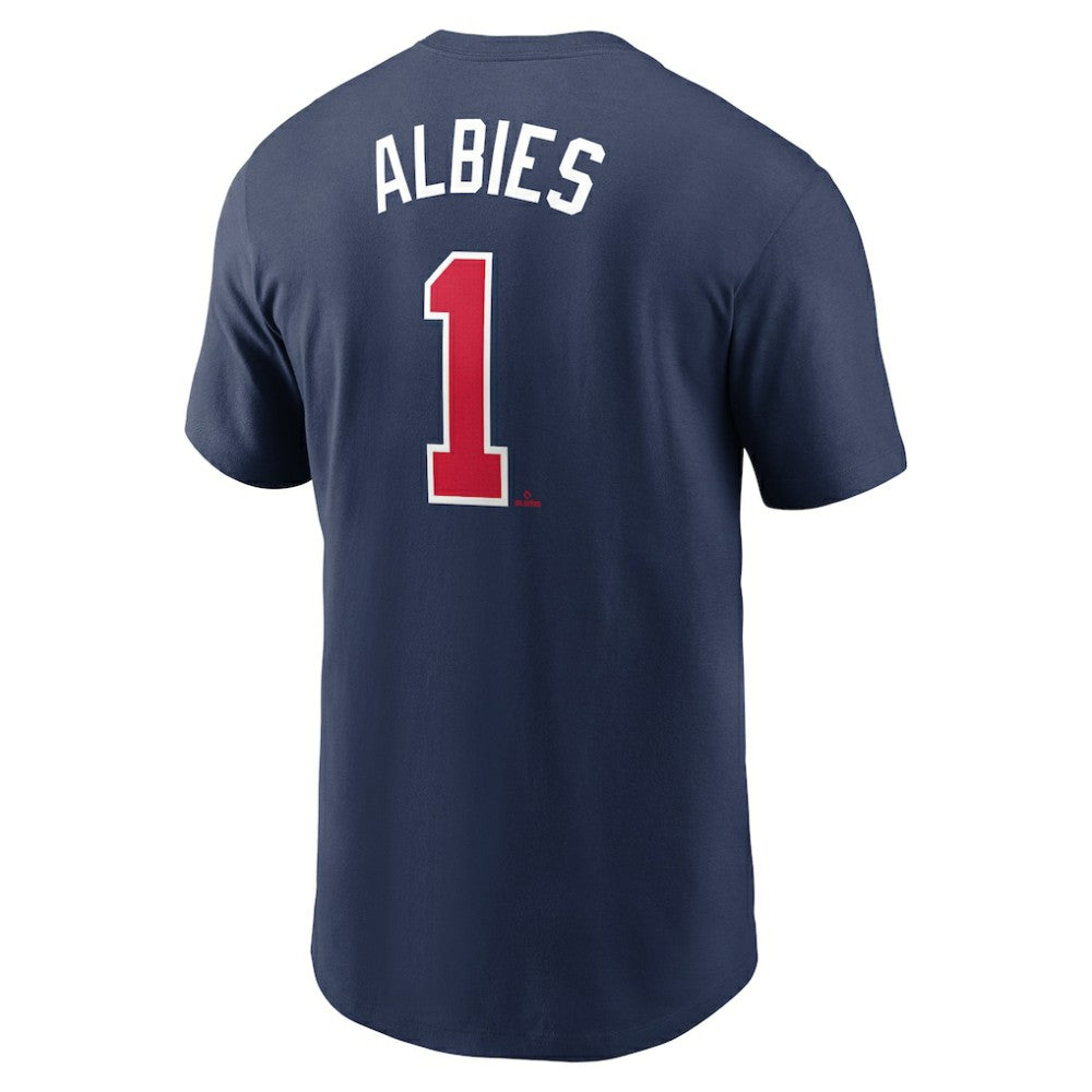 Ozzie Albies Atlanta Braves Nike Fuse Name & Number T-Shirt | MLB Discount