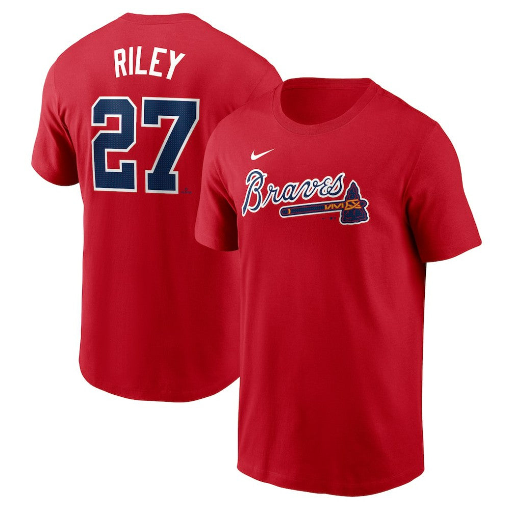 Austin Riley Atlanta Braves Nike Fuse Name & Number T-Shirt | MLB For sale