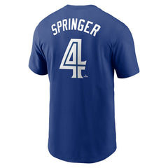 George Springer Toronto Blue Jays Nike Fuse Name & Number T-Shirt | MLB Online