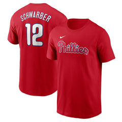 Kyle Schwarber Philadelphia Phillies Nike Fuse Name & Number T-Shirt | MLB Discount