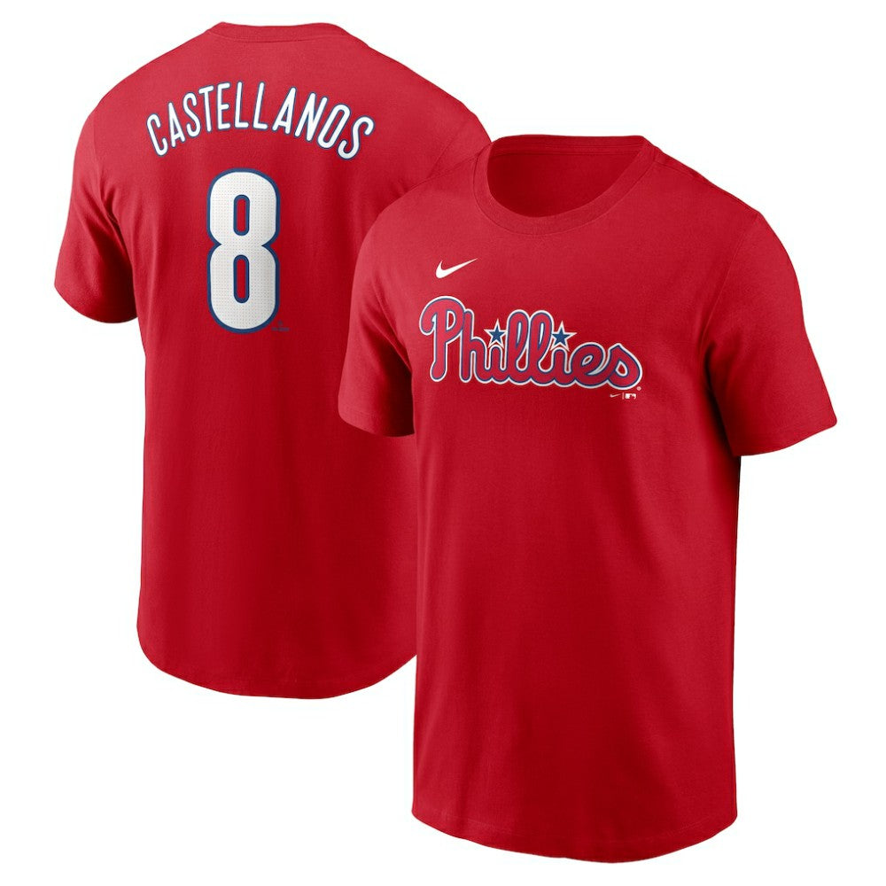 Nick Castellanos Philadelphia Phillies Nike Fuse Name & Number T-Shirt | MLB On Sale