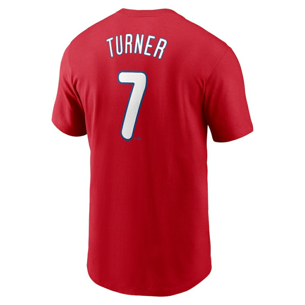 Trea Turner Philadelphia Phillies Nike Fuse Name & Number T-Shirt | MLB On Sale