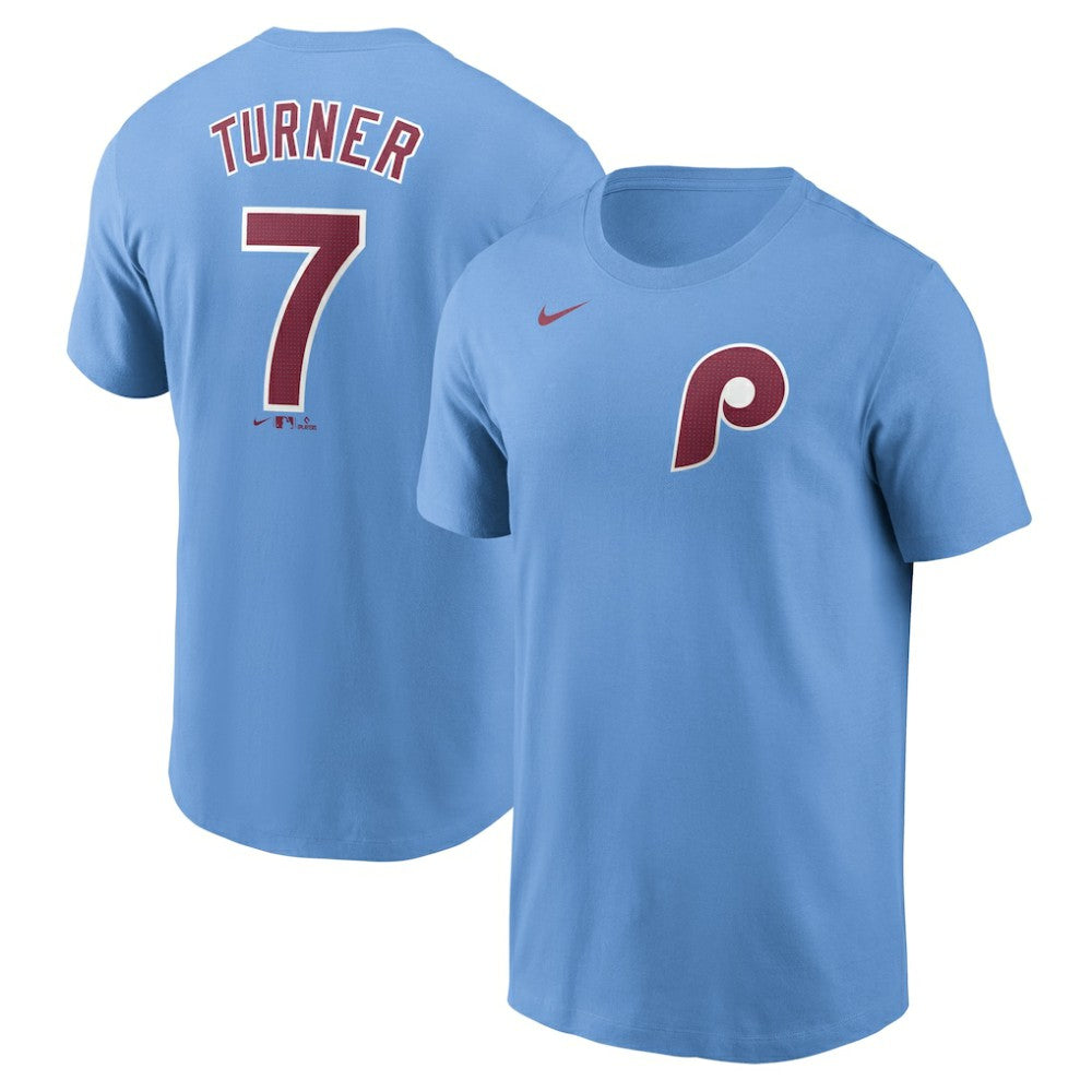 Trea Turner Philadelphia Phillies Nike Fuse Name & Number T-Shirt | MLB New