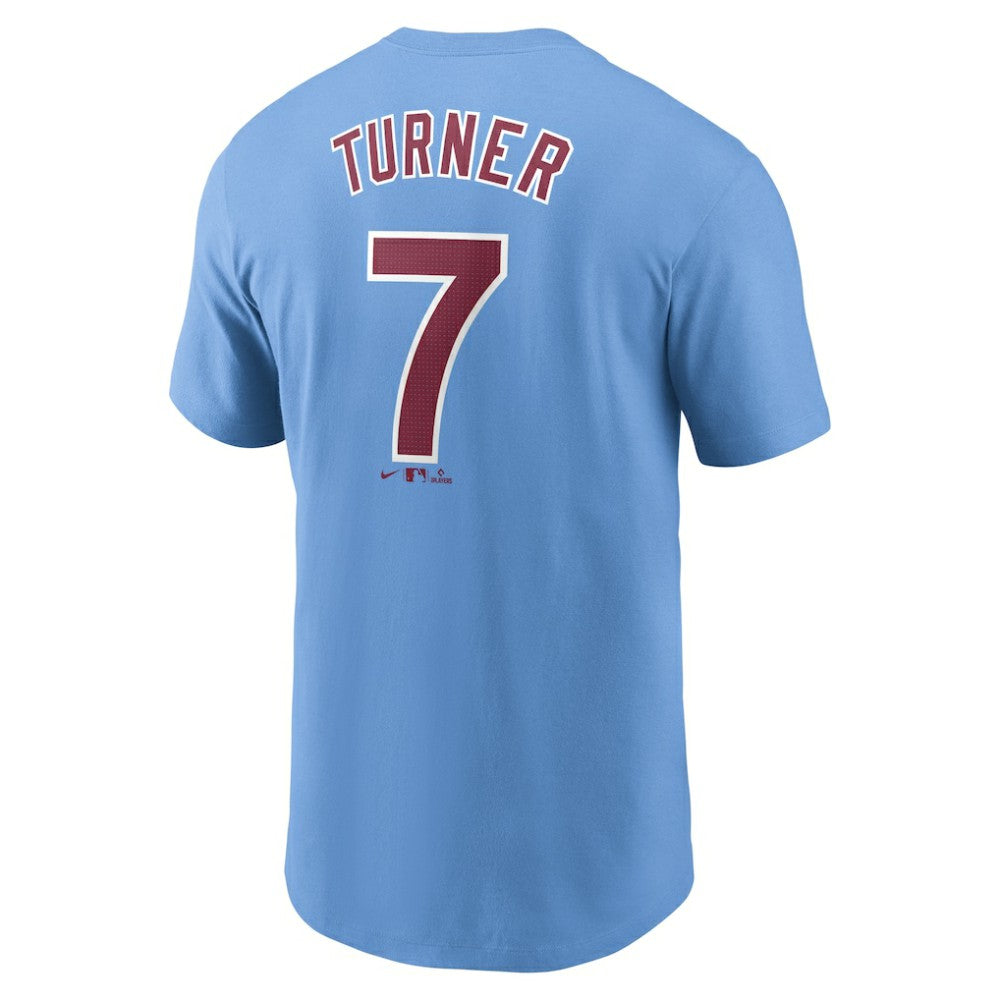 Trea Turner Philadelphia Phillies Nike Fuse Name & Number T-Shirt | MLB New
