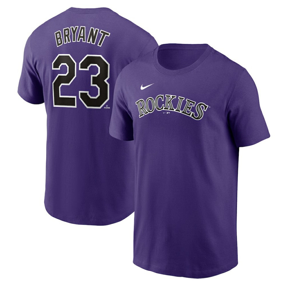 Kris Bryant Colorado Rockies Nike Fuse Name & Number T-Shirt | MLB For sale