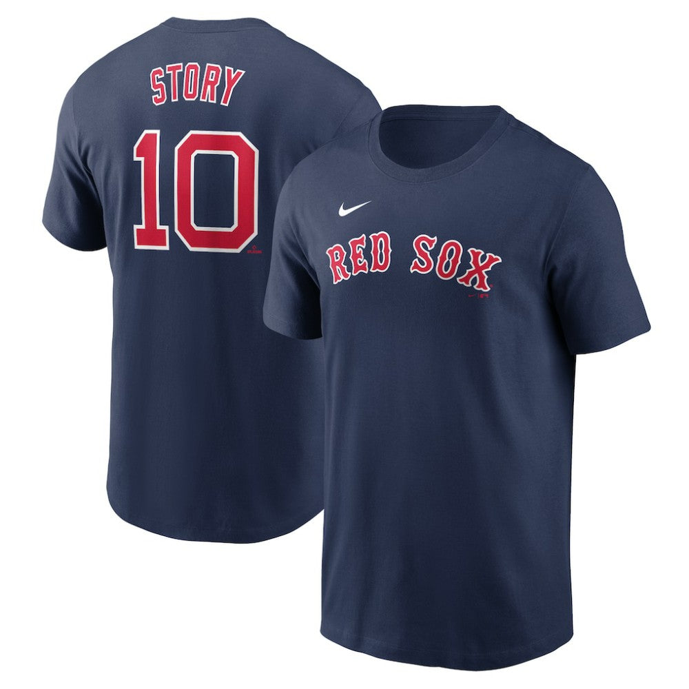 Trevor Story Boston Red Sox Nike Fuse Name & Number T-Shirt | MLB New