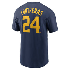 William Contreras Milwaukee Brewers Nike Fuse Name & Number T-Shirt | MLB New