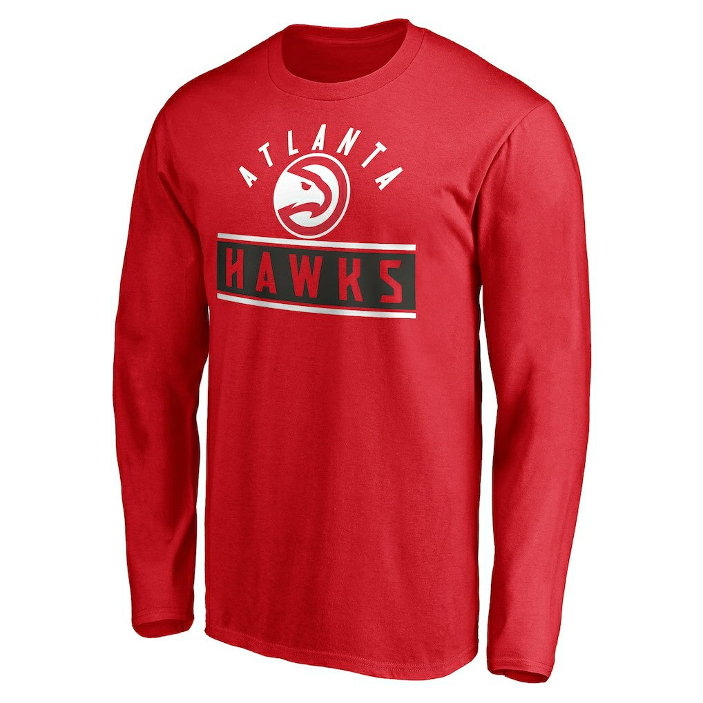 Atlanta Hawks Team Arch Knockout Long Sleeve T-Shirt On Sale