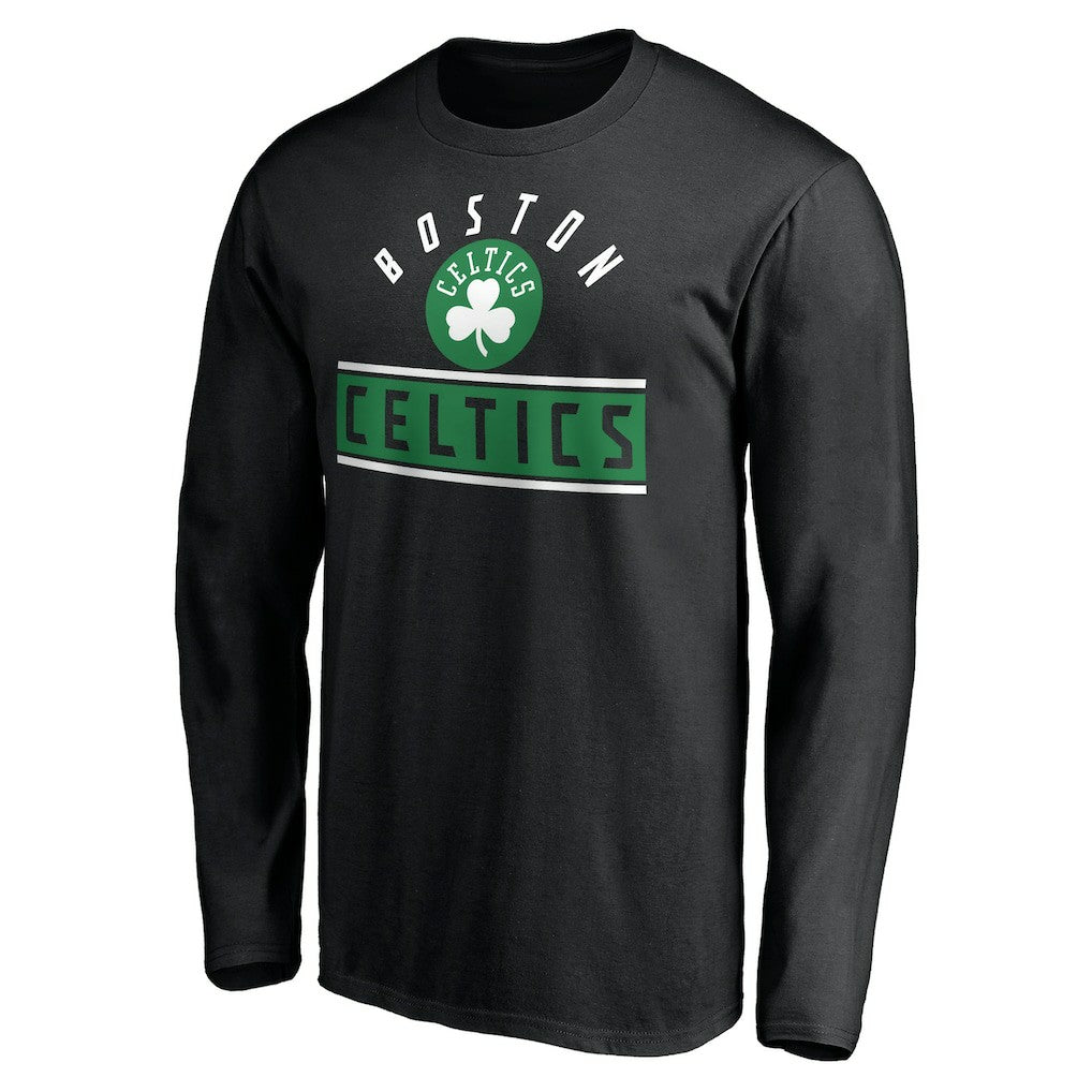 Boston Celtics Team Arch Knockout Long Sleeve T-Shirt On Sale