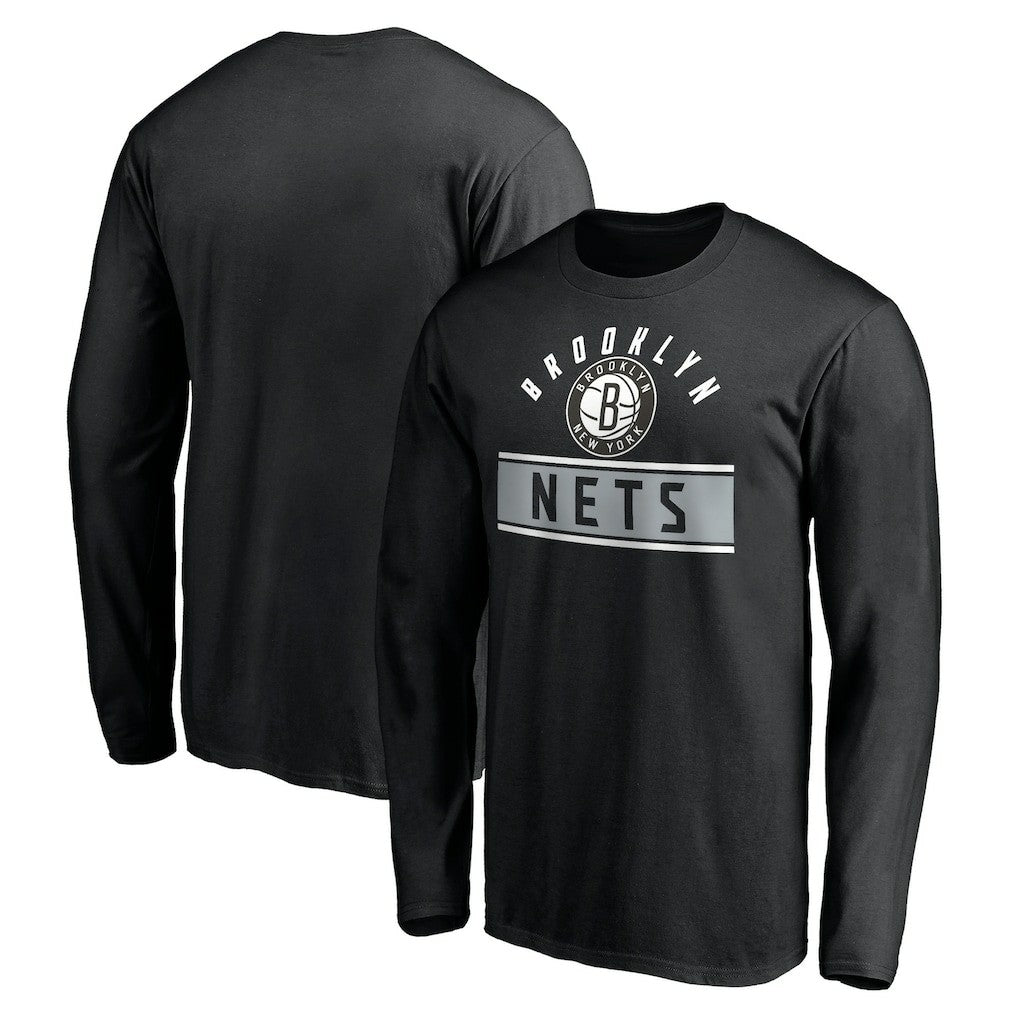 Brooklyn Nets Team Arch Knockout Long Sleeve T-Shirt Discount