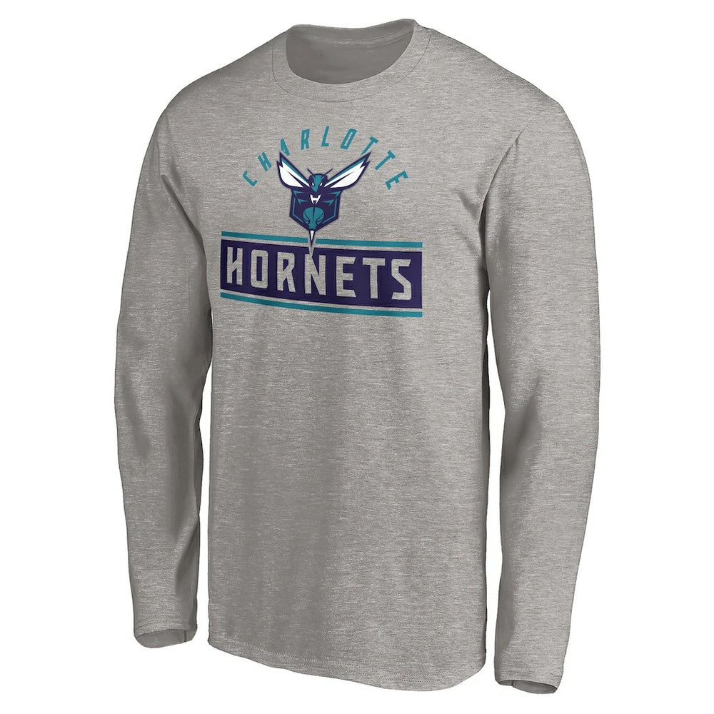 Charlotte Hornets Team Arch Knockout Long Sleeve T-Shirt Online