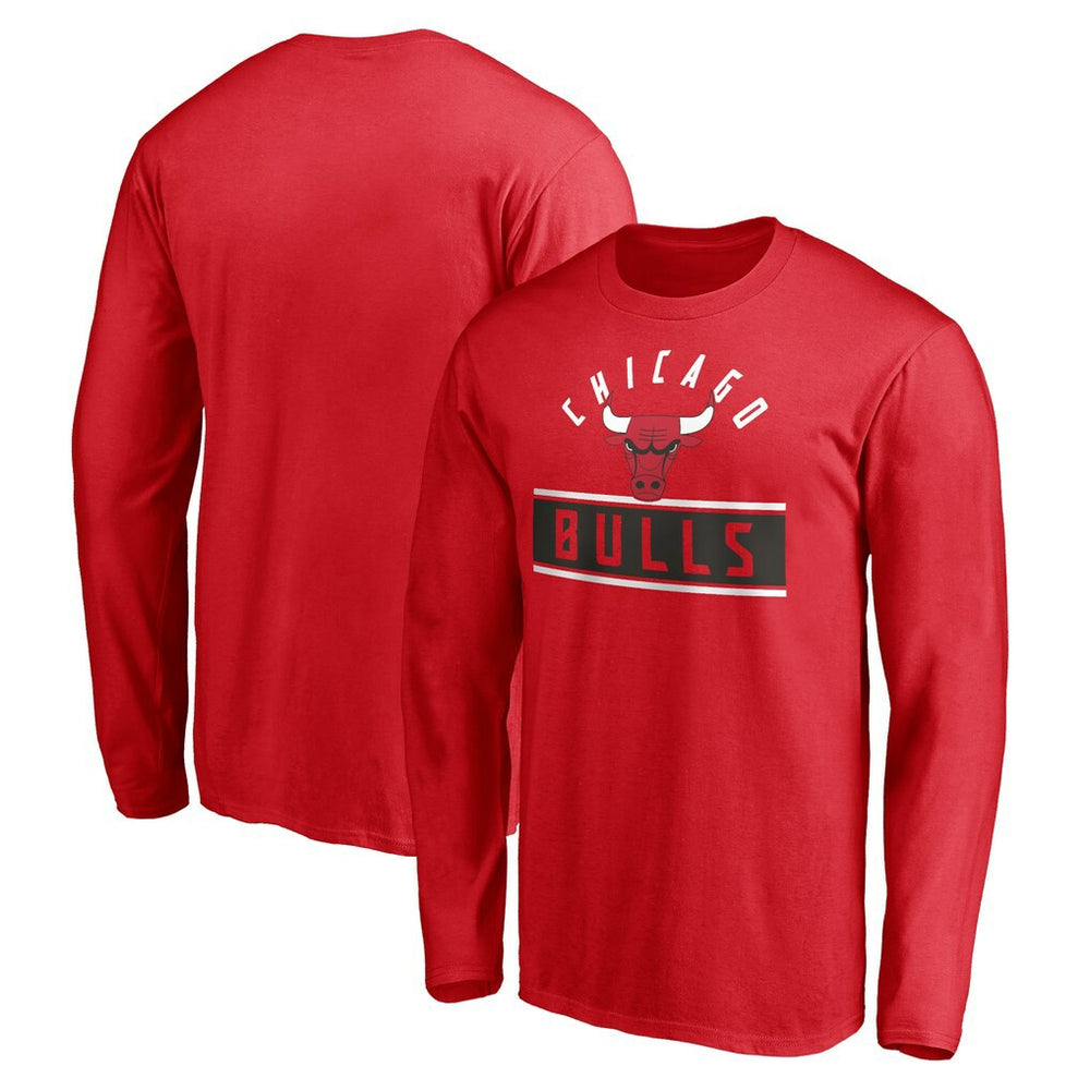 Chicago Bulls Team Arch Knockout Long Sleeve T-Shirt sale Discount
