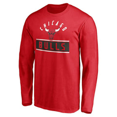 Chicago Bulls Team Arch Knockout Long Sleeve T-Shirt sale Discount