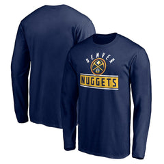 Denver Nuggets Team Arch Knockout Long Sleeve T-Shirt sale New