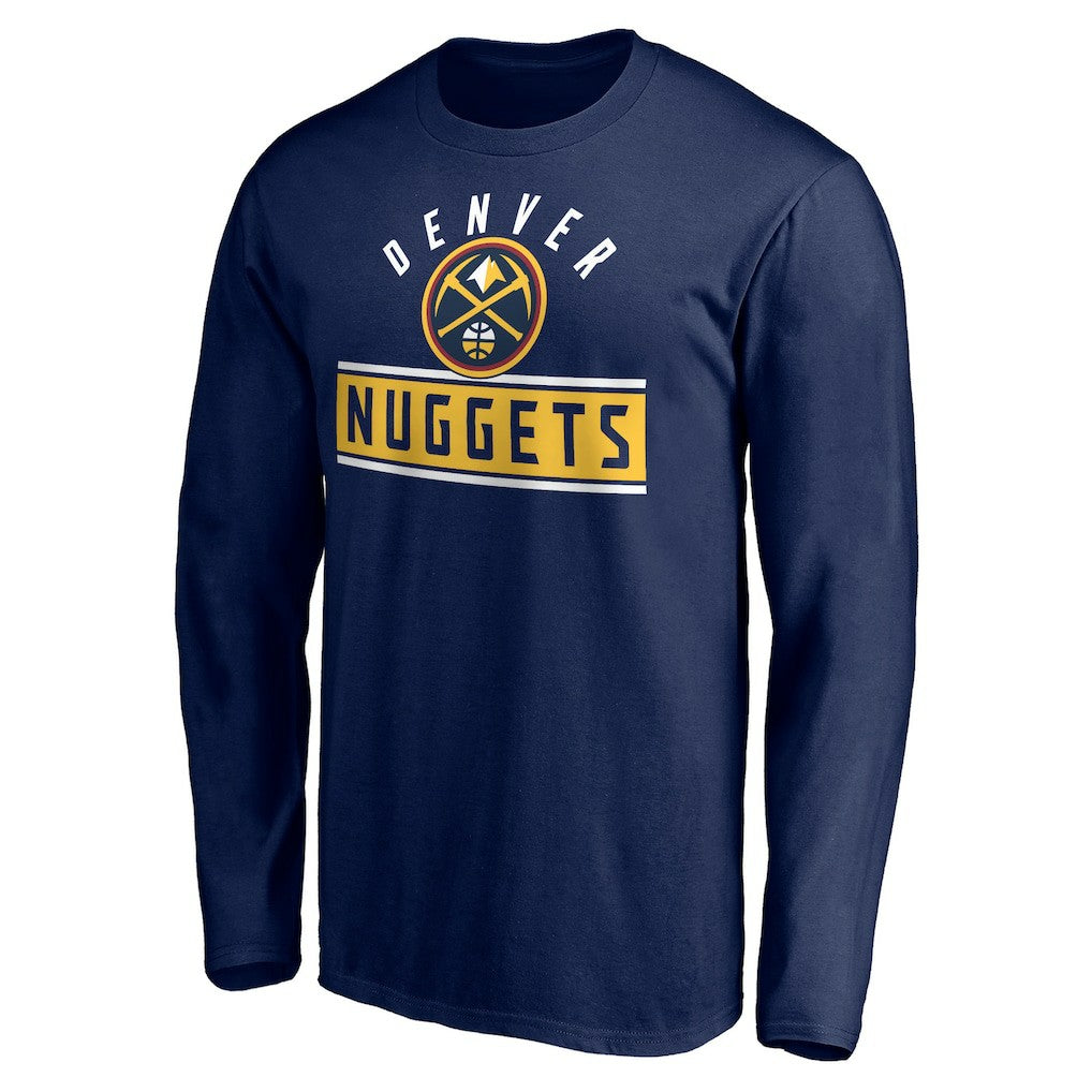 Denver Nuggets Team Arch Knockout Long Sleeve T-Shirt sale New
