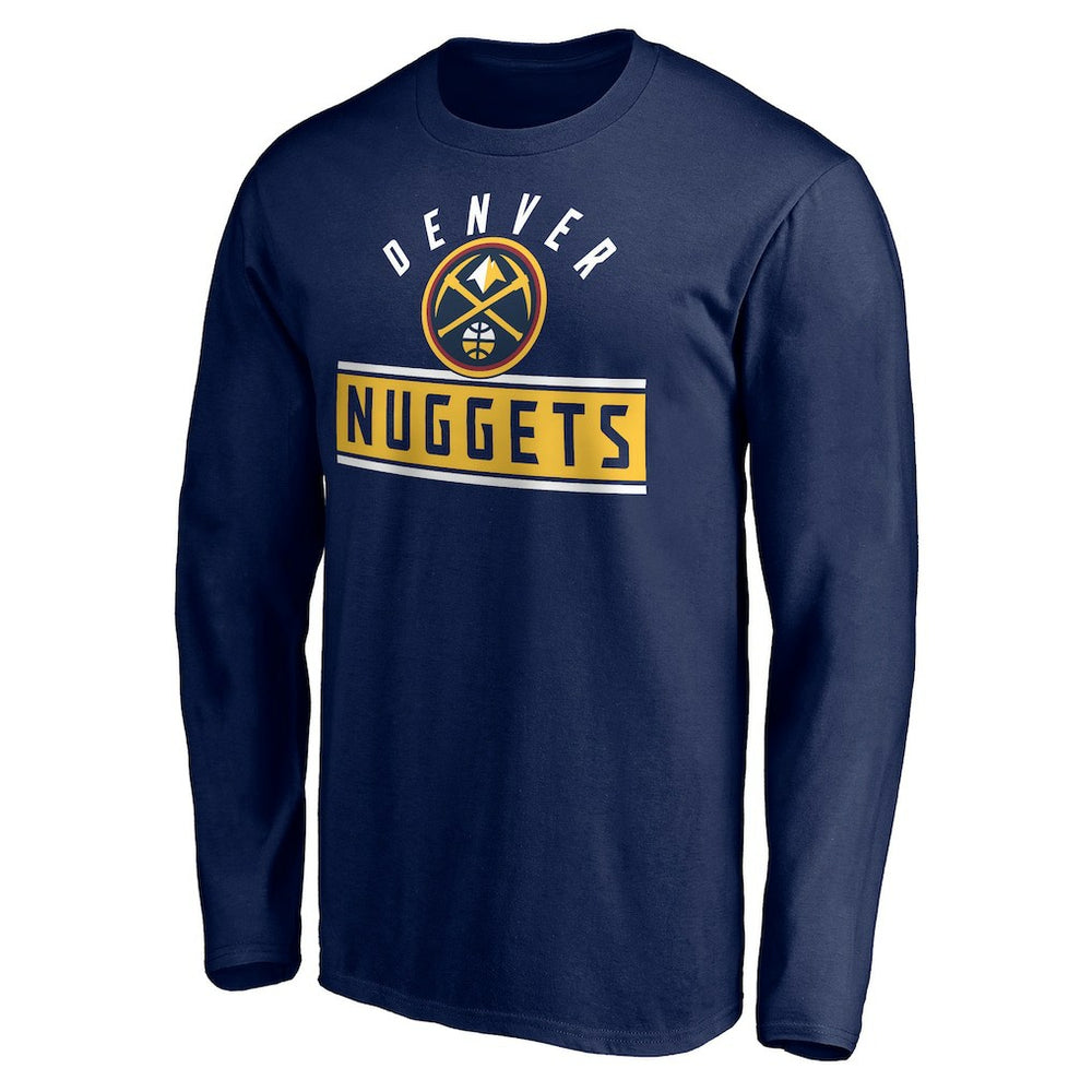 Denver Nuggets Team Arch Knockout Long Sleeve T-Shirt sale New