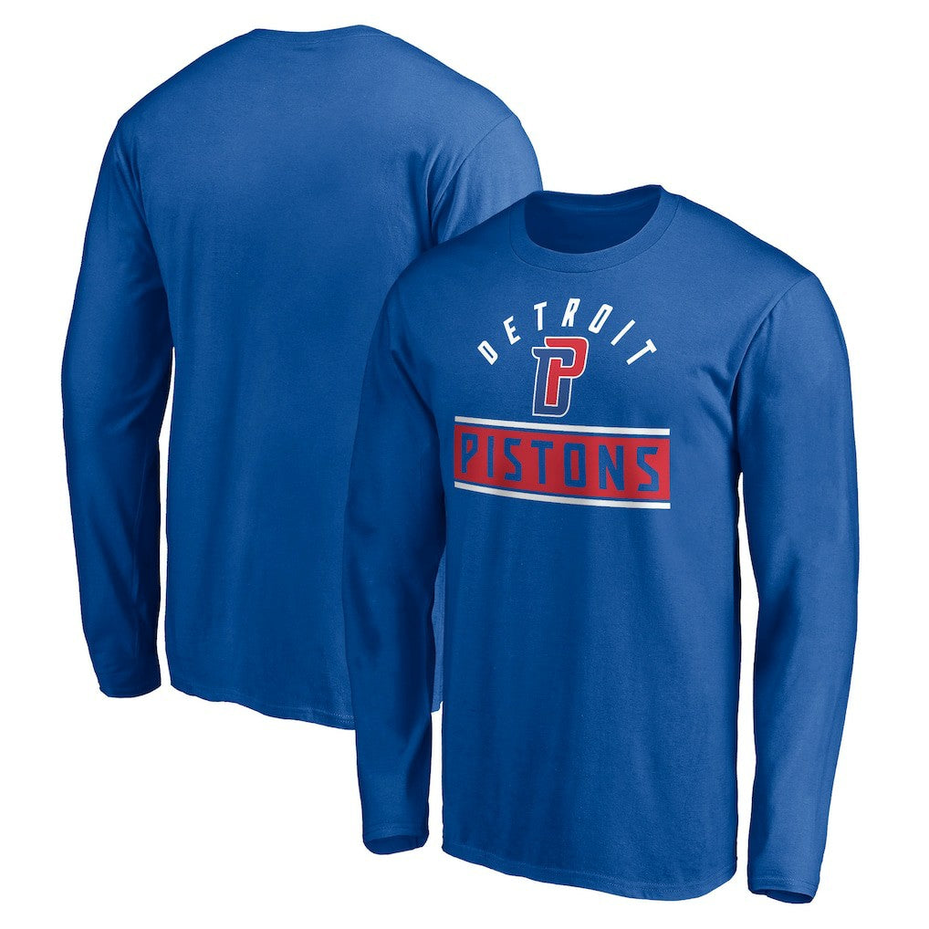 Detroit Pistons Team Arch Knockout Long Sleeve T-Shirt sale Outlet