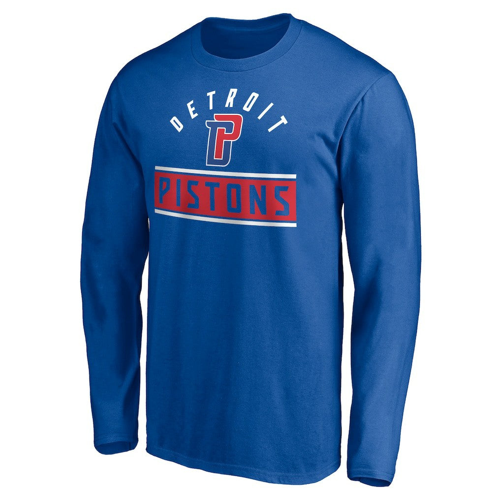 Detroit Pistons Team Arch Knockout Long Sleeve T-Shirt sale Outlet