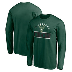 Milwaukee Bucks Team Arch Knockout Long Sleeve T-Shirt Online