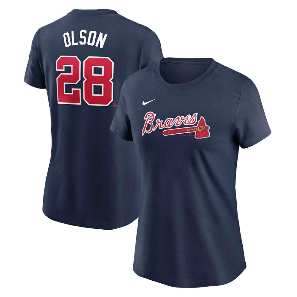 Matt Olson Atlanta Braves Nike Women's Cooperstown Collection Fuse Name & Number T-Shirt | MLB For sale