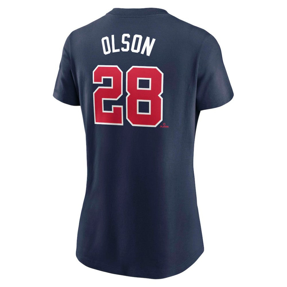 Matt Olson Atlanta Braves Nike Women's Cooperstown Collection Fuse Name & Number T-Shirt | MLB For sale
