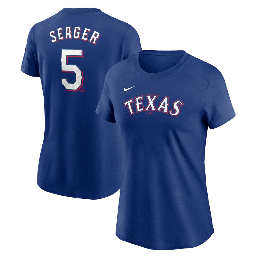 Corey Seager Texas Rangers Nike Women's Cooperstown Collection Fuse Name & Number T-Shirt | MLB Shop