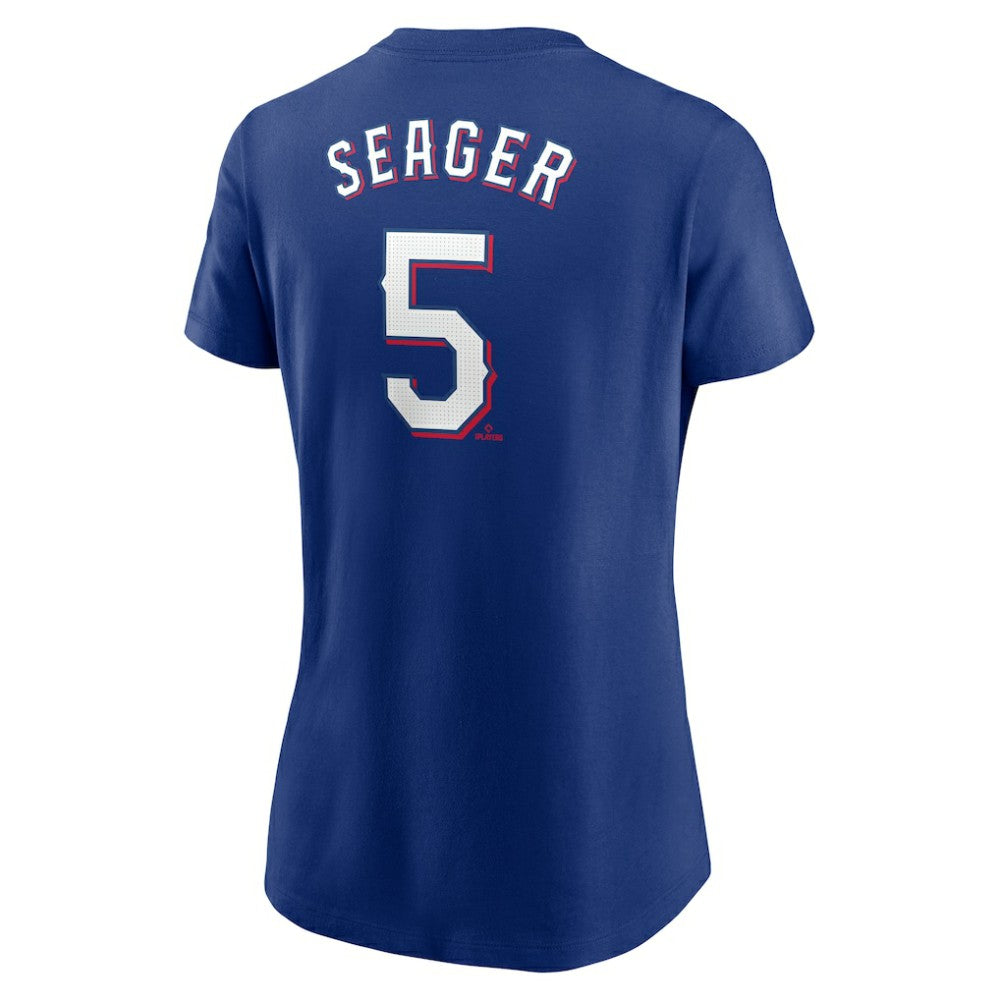 Corey Seager Texas Rangers Nike Women's Cooperstown Collection Fuse Name & Number T-Shirt | MLB Shop