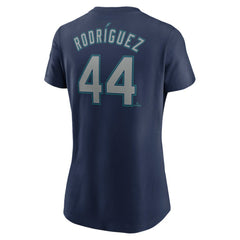Julio Rodriguez Seattle Mariners Nike Women's Cooperstown Collection Fuse Name & Number T-Shirt | MLB Sale