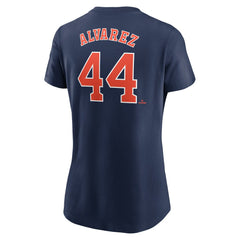 Yordan Alvarez Houston Astros Nike Women's Cooperstown Collection Fuse Name & Number T-Shirt | MLB Online