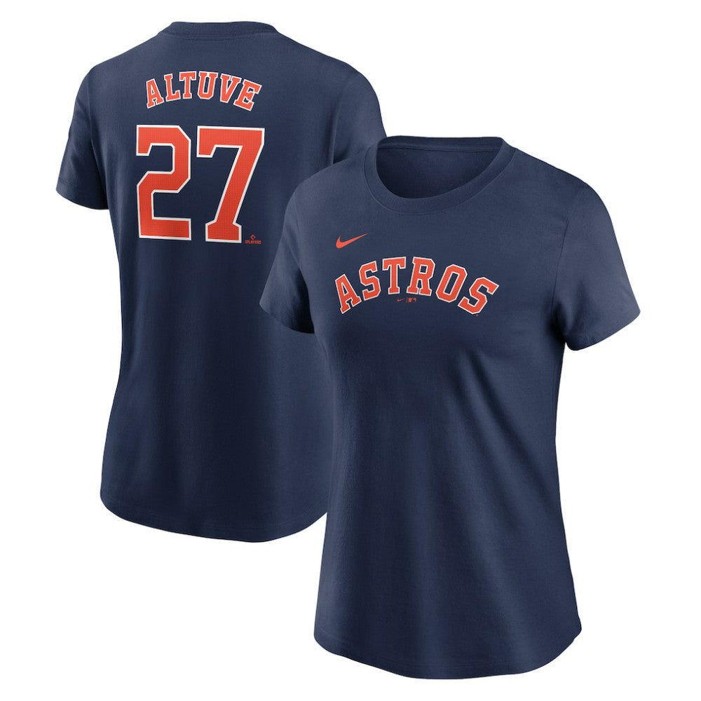 Jose Altuve Houston Astros Nike Women's Cooperstown Collection Fuse Name & Number T-Shirt | MLB Online