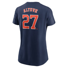Jose Altuve Houston Astros Nike Women's Cooperstown Collection Fuse Name & Number T-Shirt | MLB Online