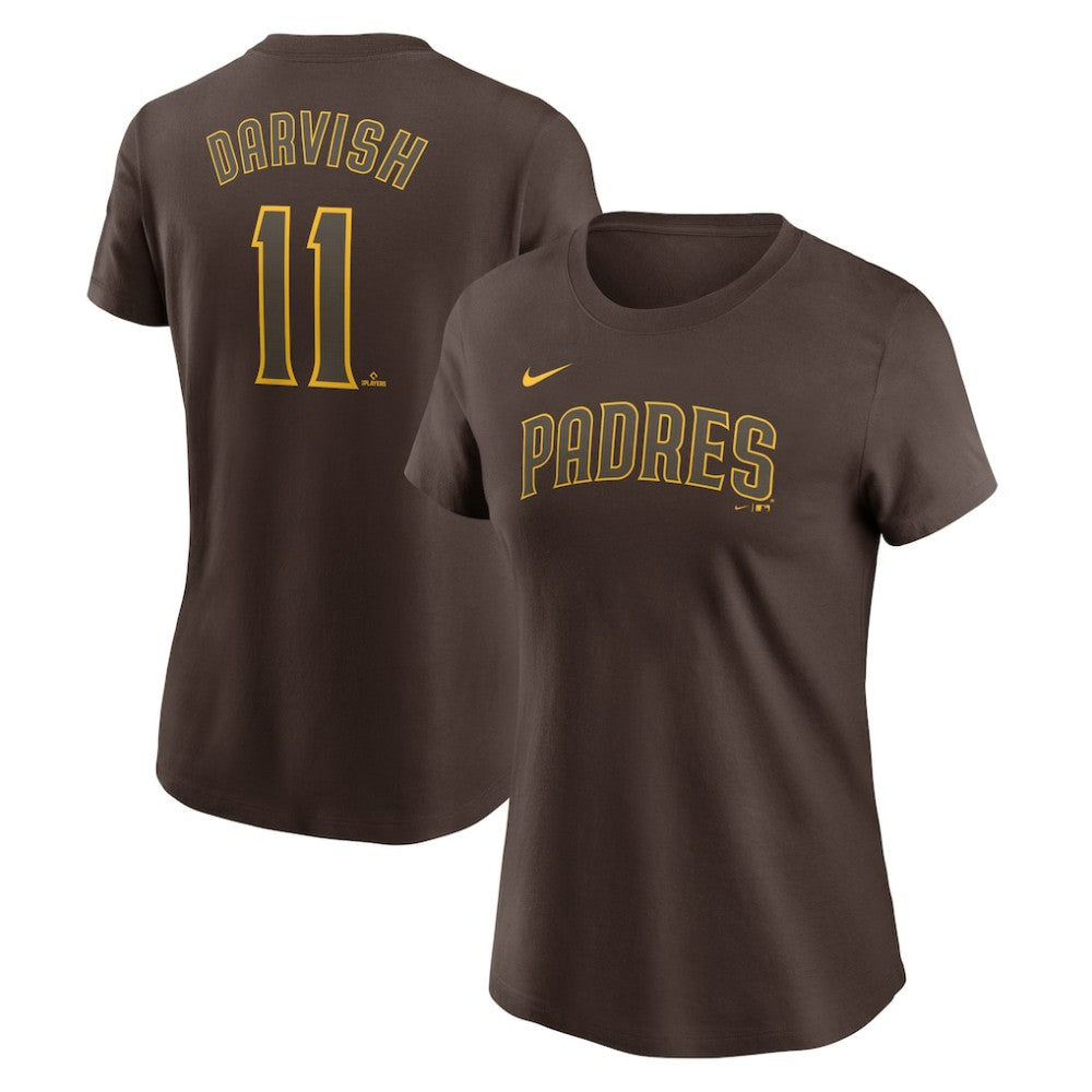 Yu Darvish San Diego Padres Nike Women's Cooperstown Collection Fuse Name & Number T-Shirt | MLB For sale