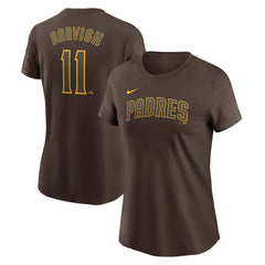 Yu Darvish San Diego Padres Nike Women's Cooperstown Collection Fuse Name & Number T-Shirt | MLB For sale