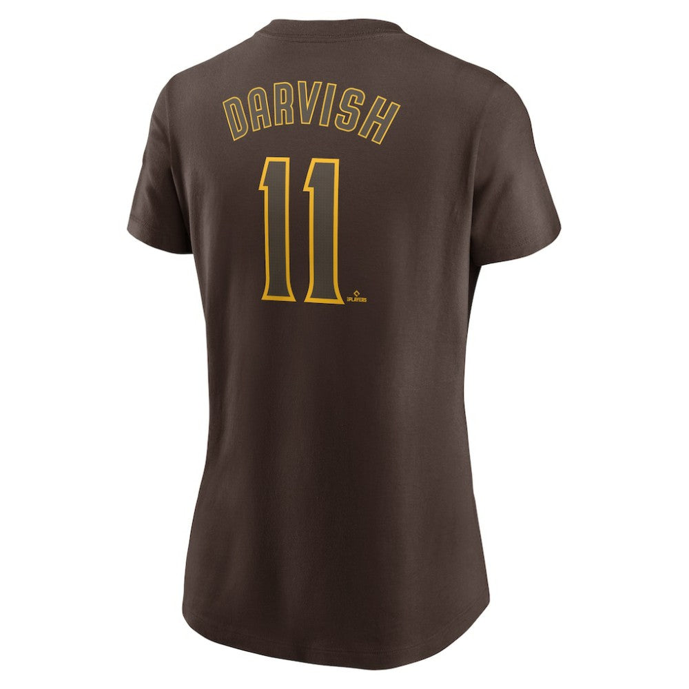 Yu Darvish San Diego Padres Nike Women's Cooperstown Collection Fuse Name & Number T-Shirt | MLB For sale