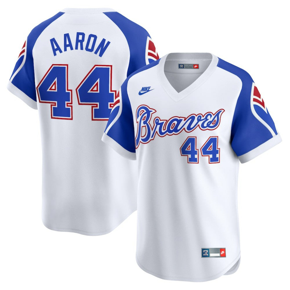 Hank Aaron Atlanta Braves Nike Throwback Cooperstown Limited Jersey | MLB Near me
