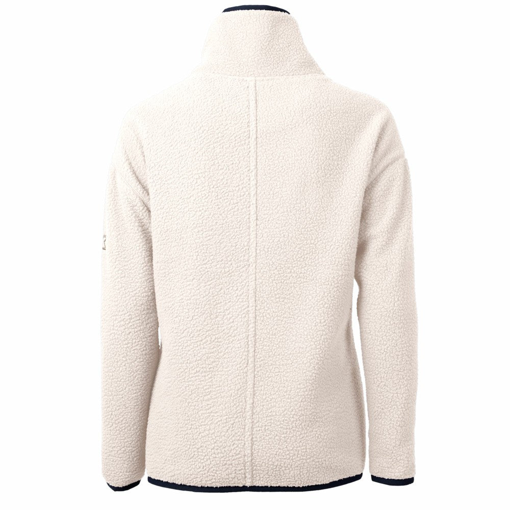 Kansas City Royals Cutter & Buck Women's City Connect Cascade Eco Sherpa Fleece Half-Zip Pullover Jacket | MLB On Sale