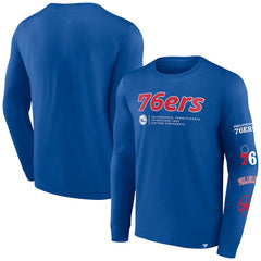 Philadelphia 76ers Baseline Long Sleeve T-Shirt On Sale