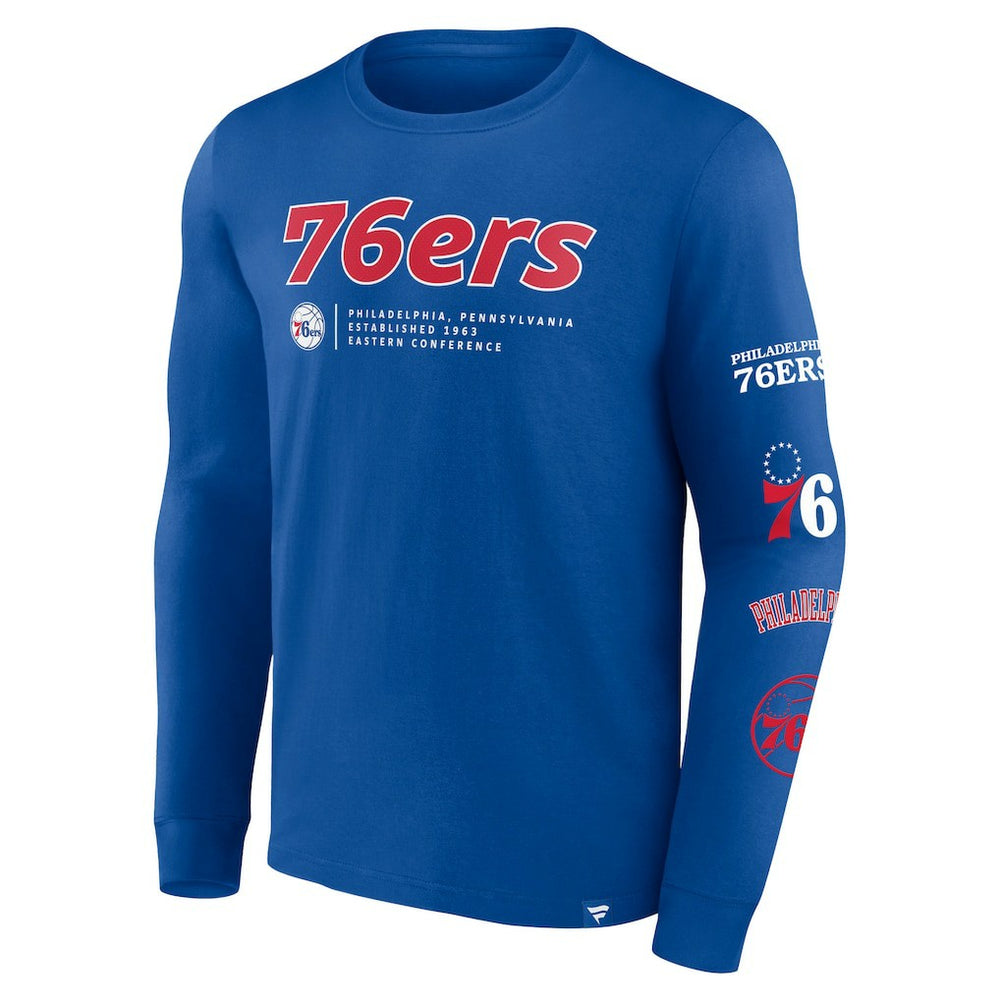 Philadelphia 76ers Baseline Long Sleeve T-Shirt On Sale