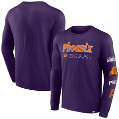 Phoenix Suns Baseline Long Sleeve T-Shirt New