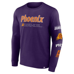 Phoenix Suns Baseline Long Sleeve T-Shirt New