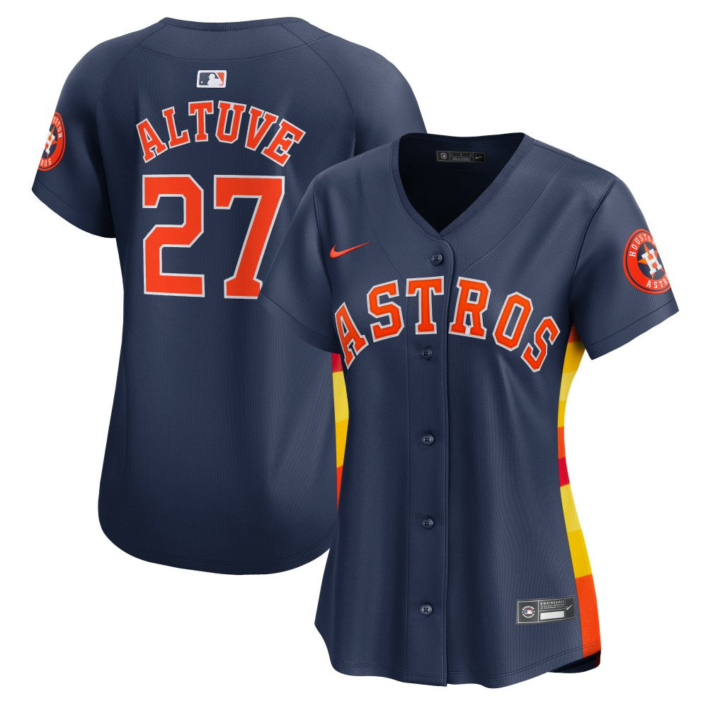 Jose Altuve Houston Astros Nike Women's Alternate Limited Player Jersey – Navy | MLB Online
