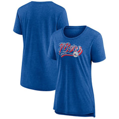 Philadelphia 76ers Women's League Leader Tri-Blend T-Shirt On Sale
